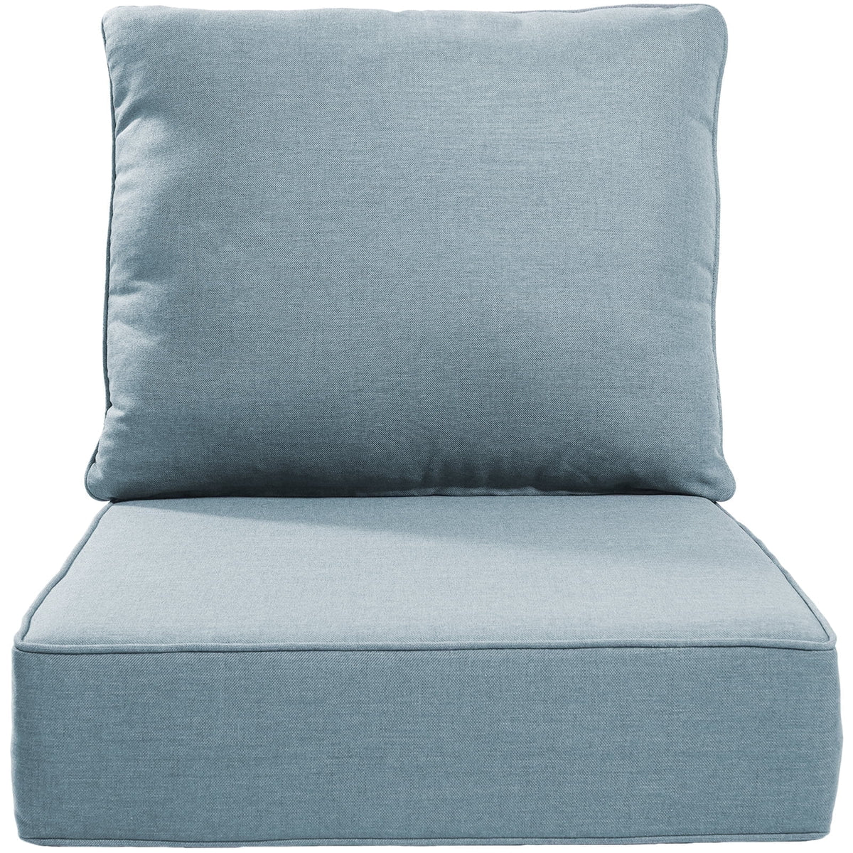 POCASSY 6" Thick Outdoor Chair Cushions Set of 2, Outdoor Cushions for Patio Furniture, Deep Seat and High Back Cushion for Patio Rocking Dining Chair and Couch