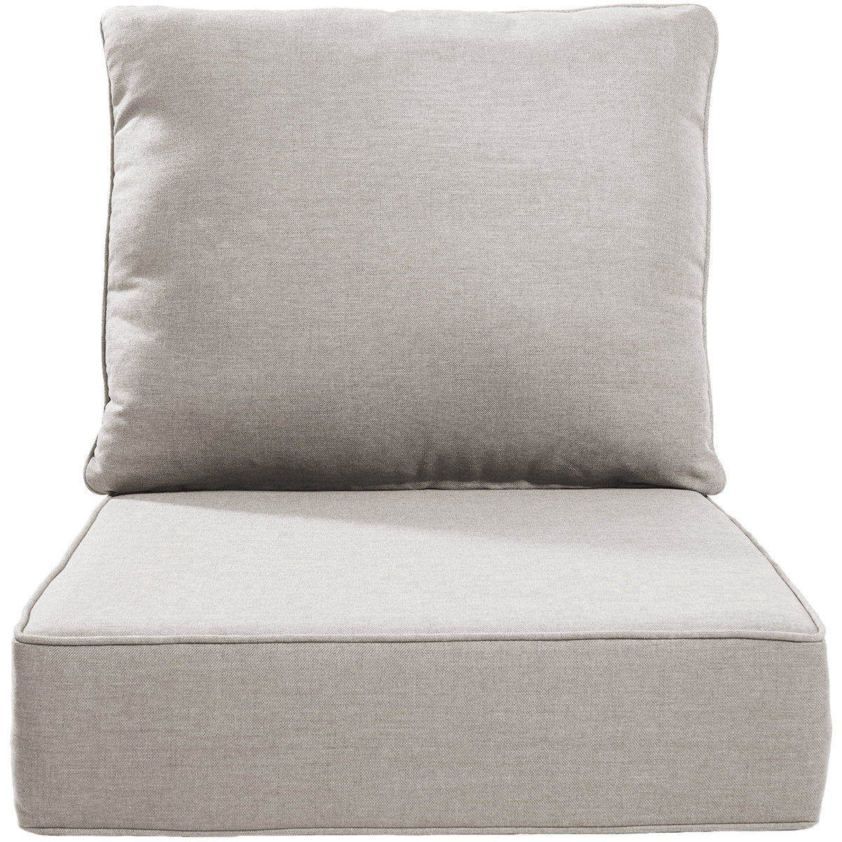 POCASSY 6" Thick Outdoor Chair Cushions Set of 2, Outdoor Cushions for Patio Furniture, Deep Seat and High Back Cushion for Patio Rocking Dining Chair and Couch