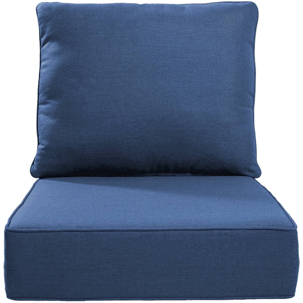 POCASSY 6" Thick Outdoor Chair Cushions Set of 2, Outdoor Cushions for Patio Furniture, Deep Seat and High Back Cushion for Patio Rocking Dining Chair and Couch