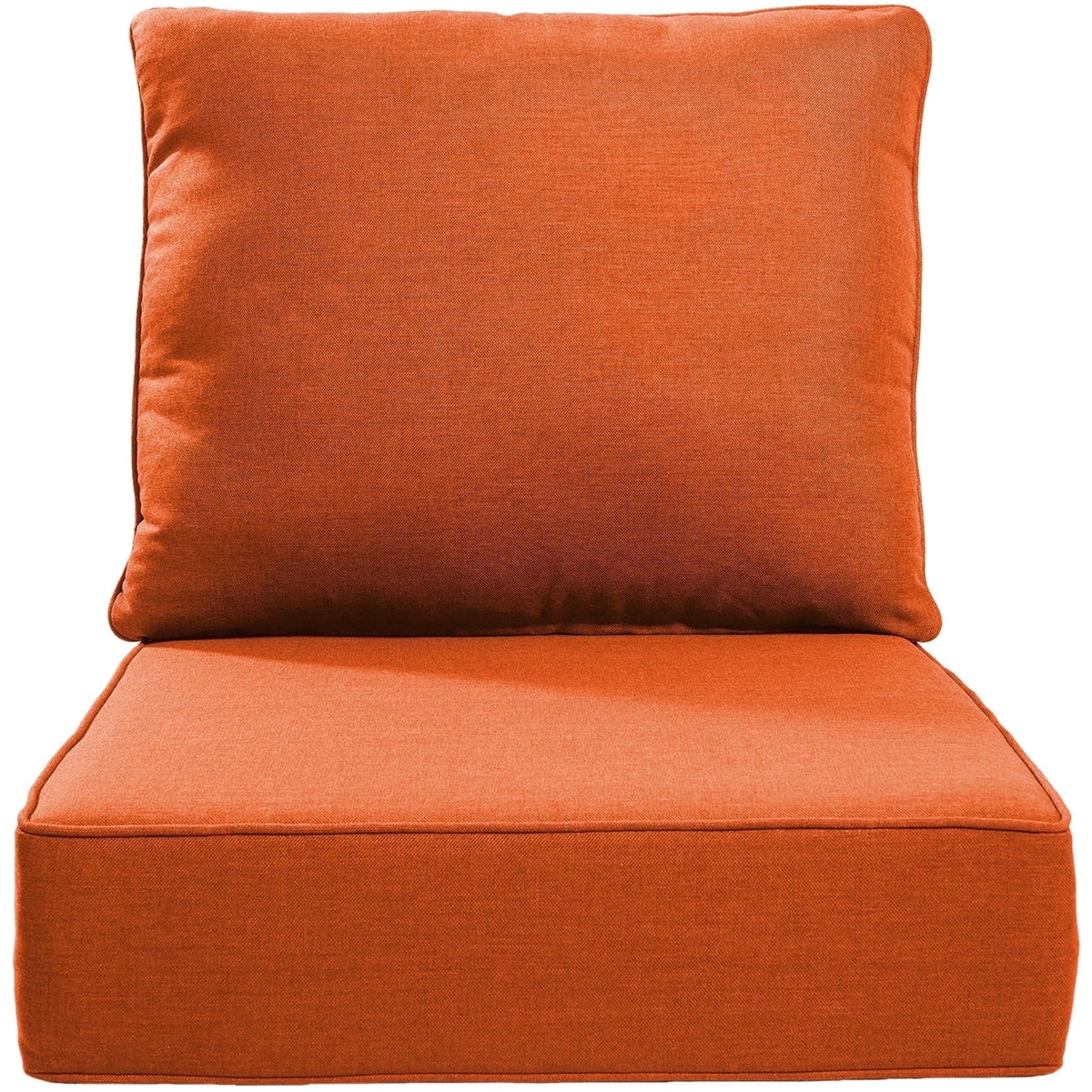 POCASSY 6" Thick Outdoor Chair Cushions Set of 2, Outdoor Cushions for Patio Furniture, Deep Seat and High Back Cushion for Patio Rocking Dining Chair and Couch