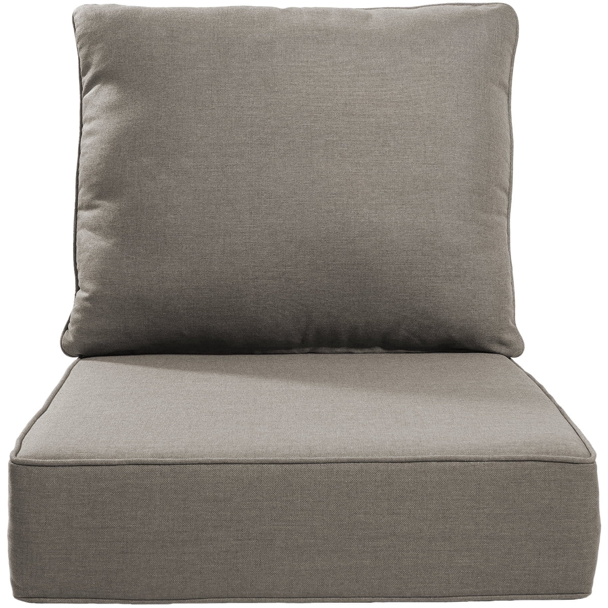 POCASSY 6" Thick Outdoor Chair Cushions Set of 2, Outdoor Cushions for Patio Furniture, Deep Seat and High Back Cushion for Patio Rocking Dining Chair and Couch